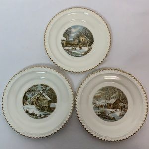 Harkerware since 1840 USA currier & Ives p…